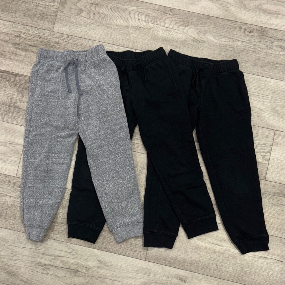 Cat & Jack size 8 boys Jogger Pants Set - Gray and Black